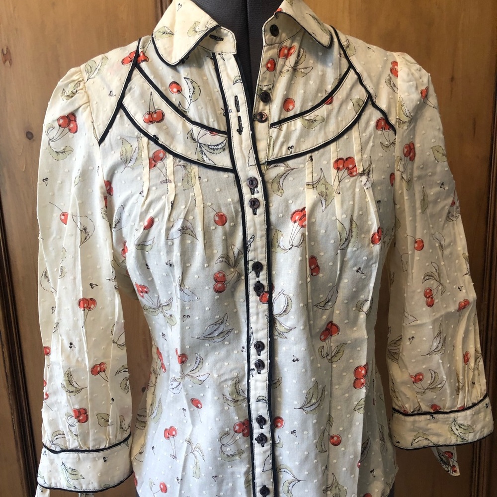 Anthropologie Button Down Blouse